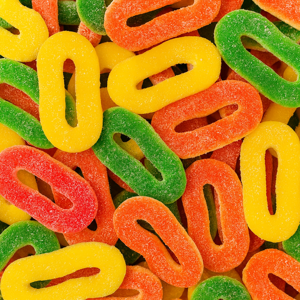 Gesuikerde Fruit Ringen