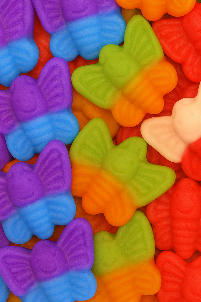 Vlinder Fruitgums