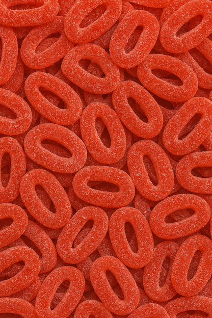Rondelles de fraises sucrées