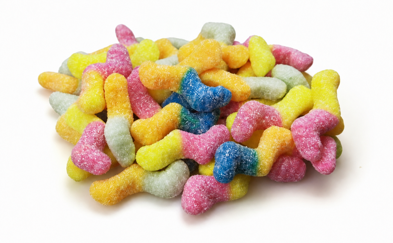 Zure Neon mini wormen